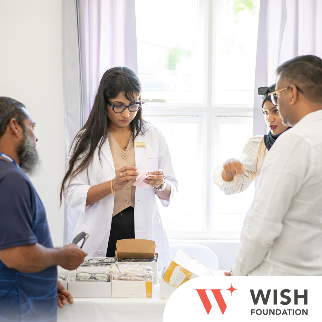 WISH Foundation team at work during the Faresmaathodaa health camp