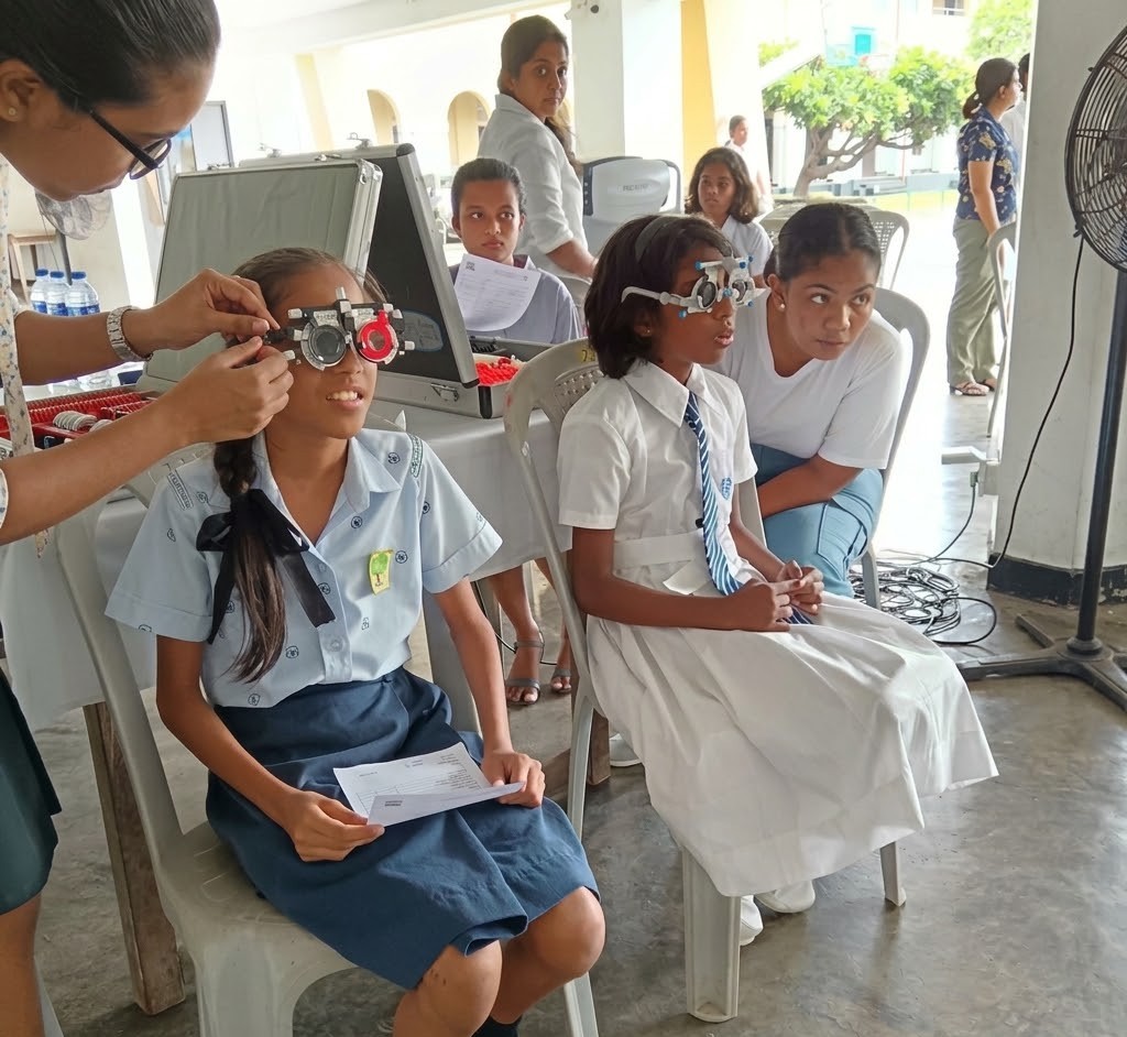 Optical and hearing screening camp run by WISH Foundation