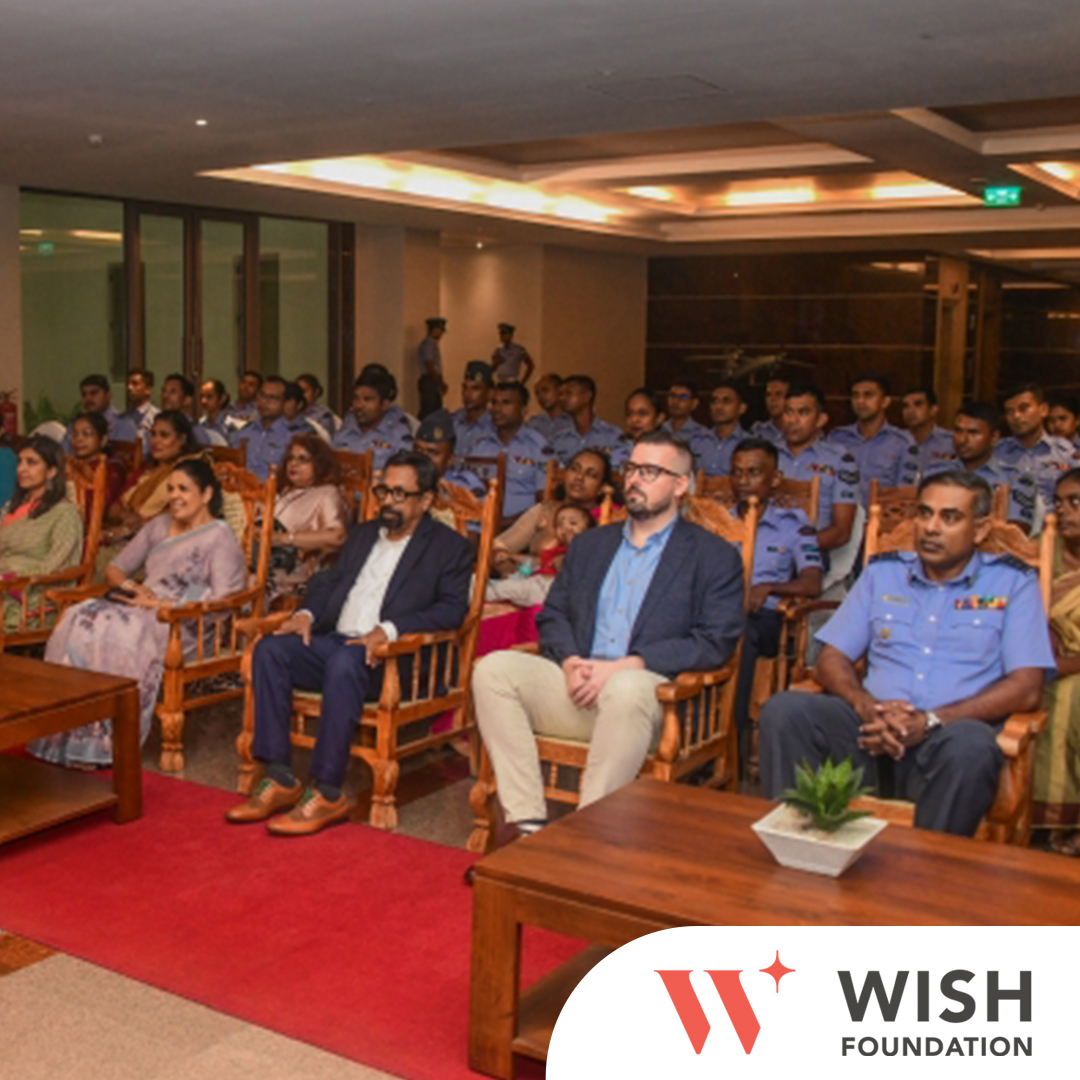 Donation ceremony for hearing-impaired children of Air Force personnel