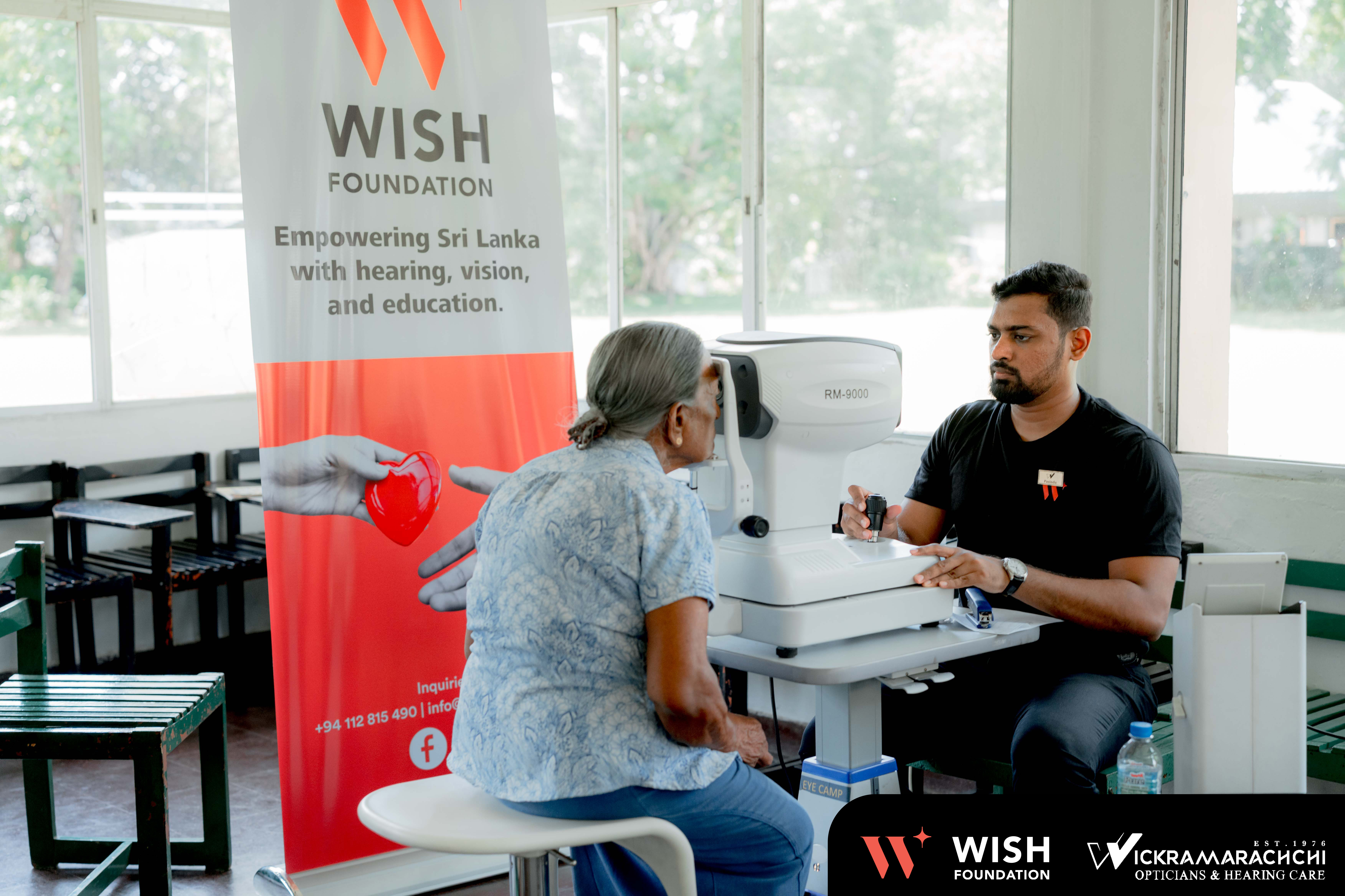 Children at SOS Children's Village receiving care