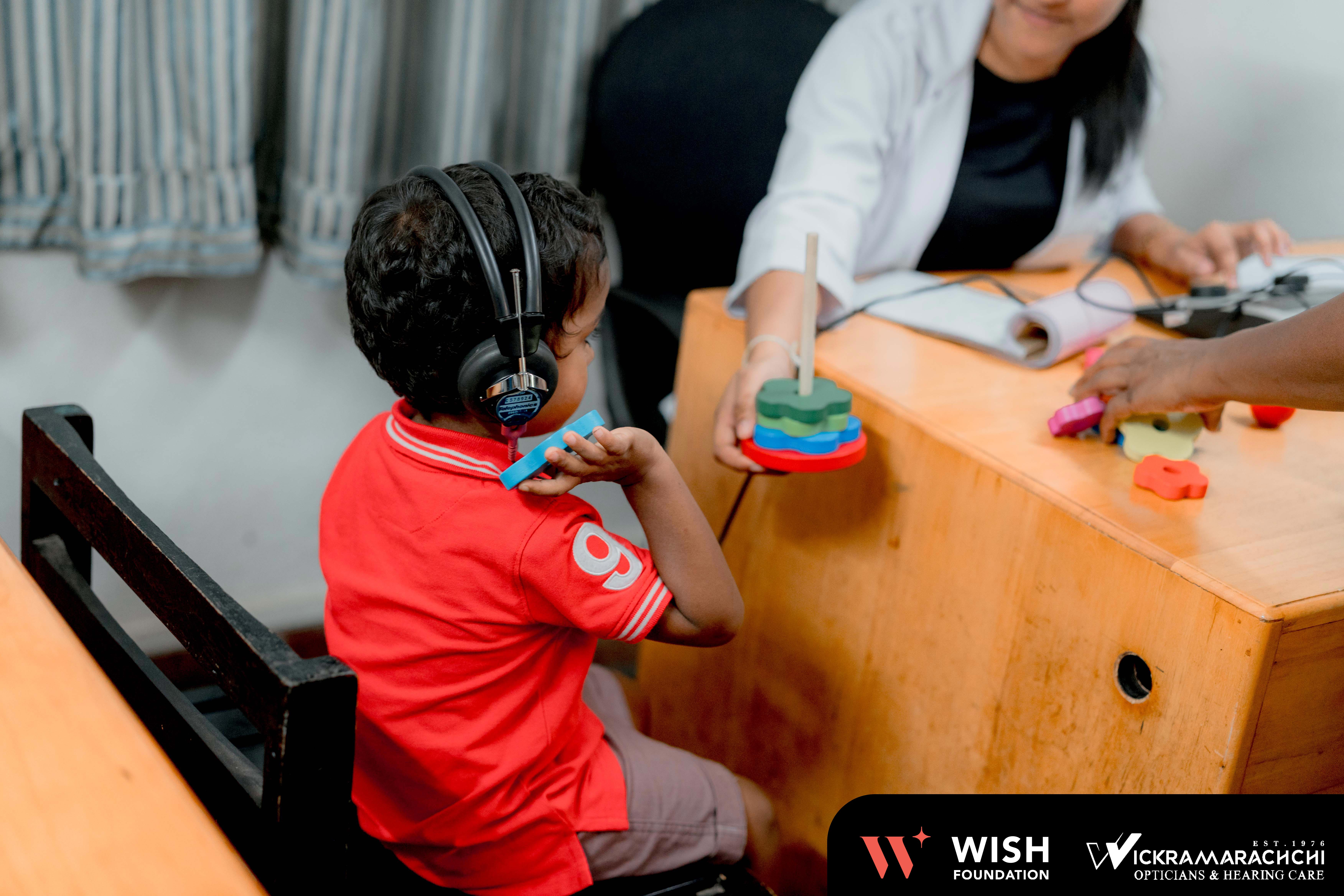 WISH Foundation team at Piliyandala screening camp