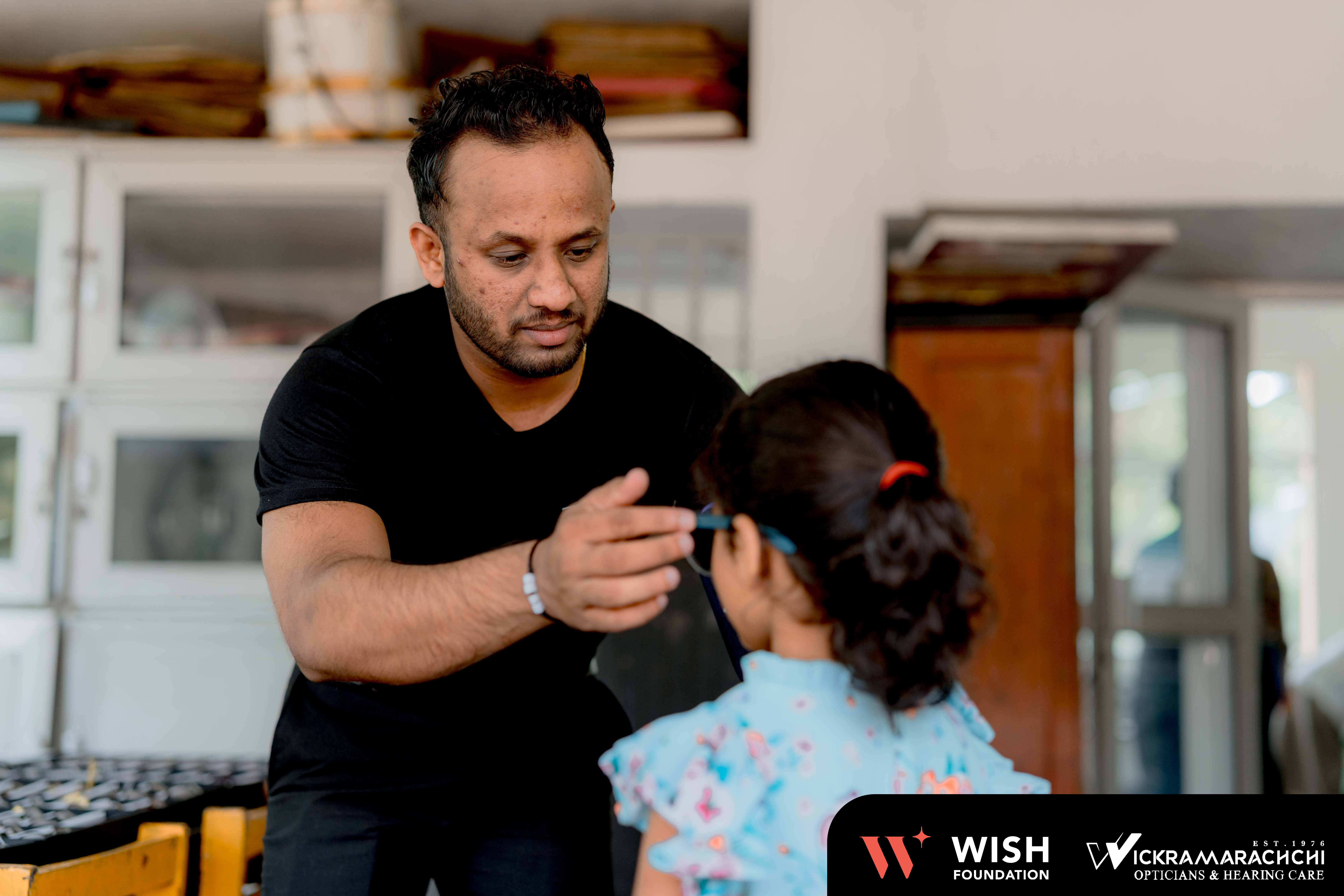 WISH Foundation team and participants at the screening camp