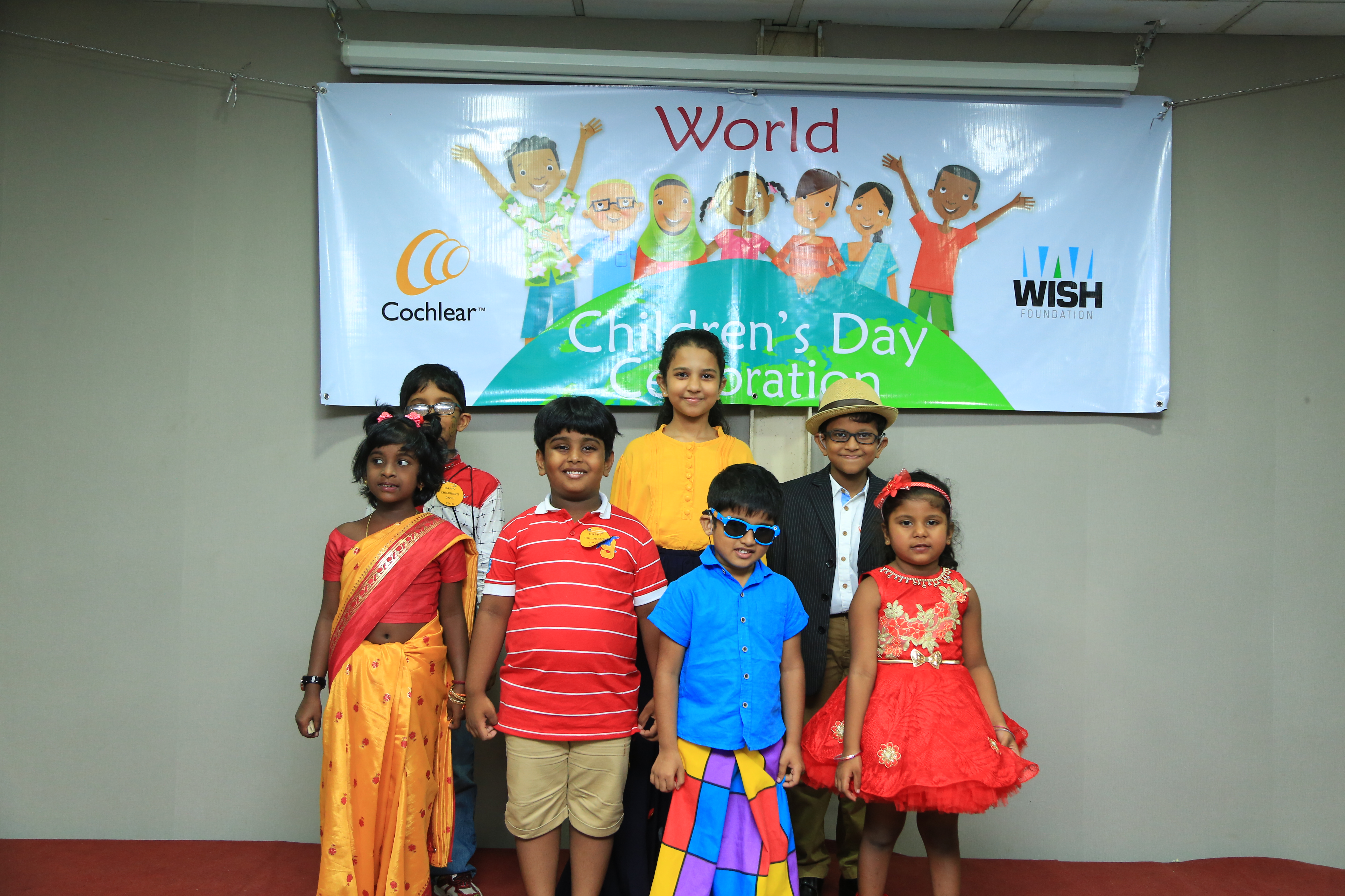WISH Foundation children at World Children's Day 2021